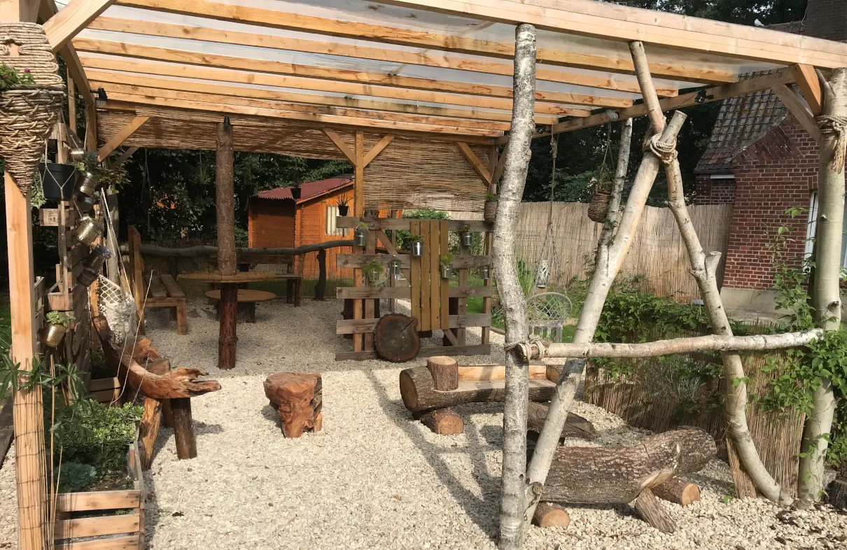 Terrasse ombragée Pergola